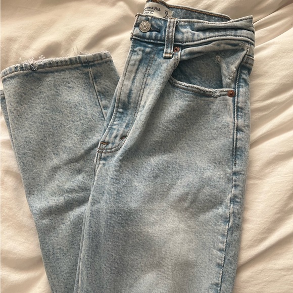 Light Blue Distressed Jeans - Picture 3 of 4